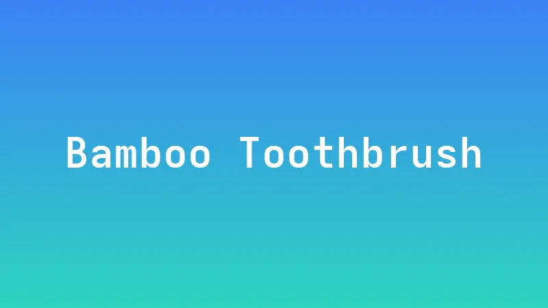 Bamboo Toothbrushes logo